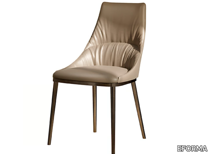 SOFIA - Upholstered leather chair _ EFORMA