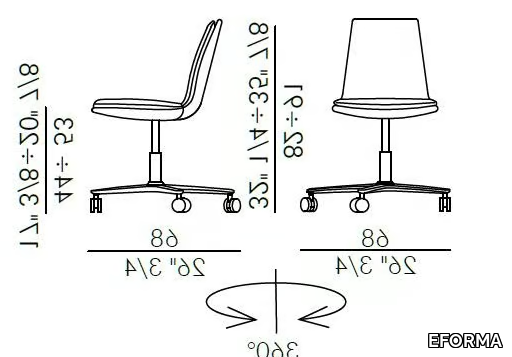 LARA-5-WAYS-Office-chair-with-castors-EFORMA-599040-dim60606050.jpg