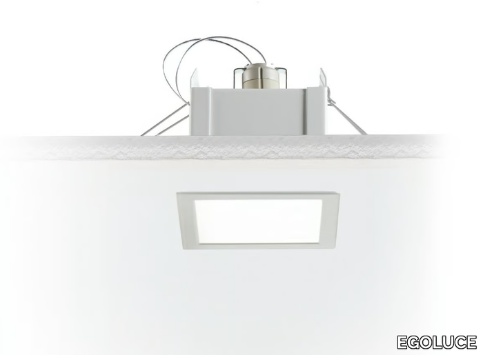 EASY QUADRO GU10 - Recessed LED square spotlight _ EGOLUCE