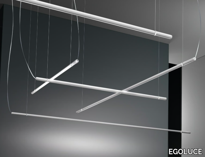 LANCIA SYSTEM - LED dimmable aluminium pendant lamp _ EGOLUCE