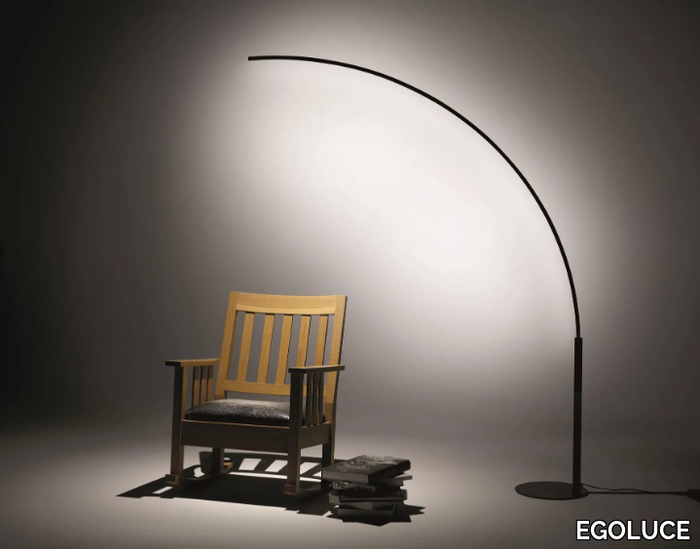 VIRGOLA - LED aluminium arc lamp _ EGOLUCE