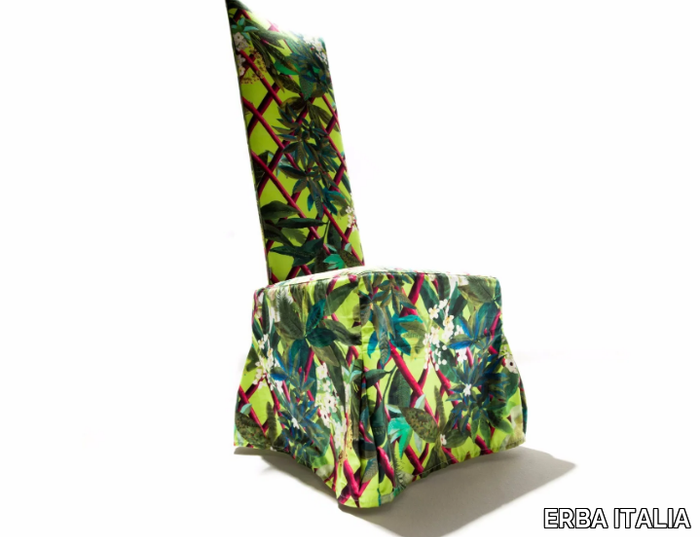 DOLLY - Upholstered chair with removable cover high-back _ ERBA ITALIA
