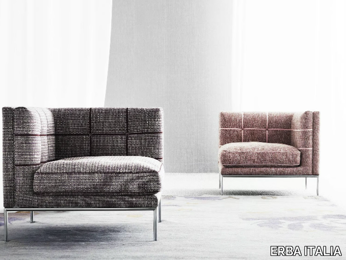 LIPS - Sectional fabric armchair _ ERBA ITALIA