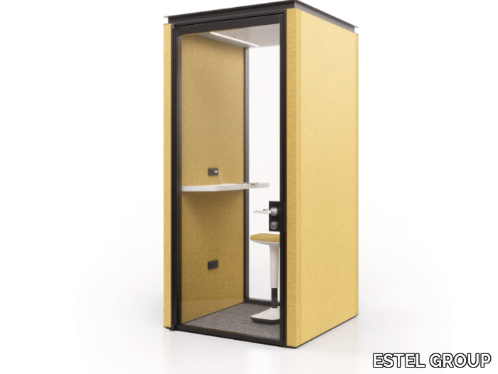 COLLABORATIVE ROOM - PHONE BOOTH - Acoustic office booth _ ESTEL GROUP