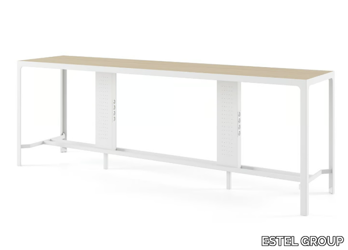 BUFFET - Contemporary style wooden high table _ ESTEL GROUP