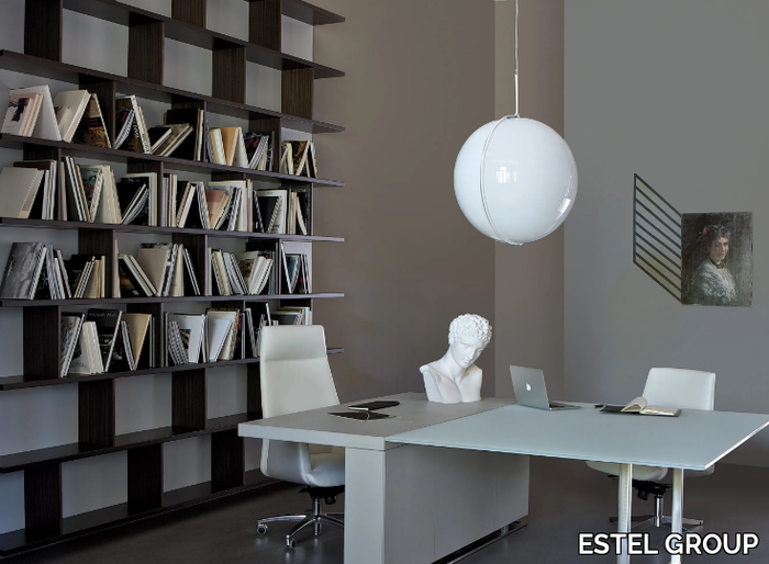 E-WALL - Sectional wooden bookcase _ ESTEL GROUP