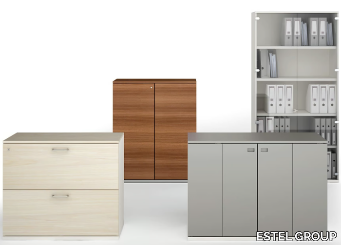 FILE WOOD - Modular office storage unit _ ESTEL GROUP