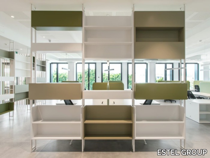 FIX VELA - Metal office shelving / office screen _ ESTEL GROUP