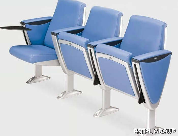 STEEL - Auditorium seats with writing tablet _ ESTEL GROUP