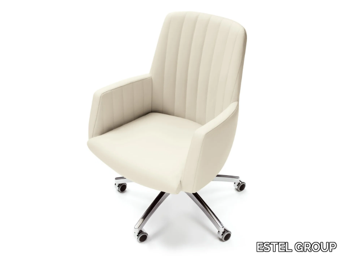 TULIP - Leather executive chair _ ESTEL GROUP