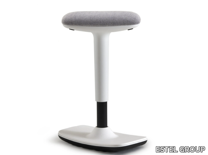 UP - Rocker height-adjustable fabric office stool _ ESTEL GROUP