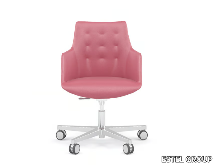 DIVINA - Swivel office chair with 5-Spoke base _ ESTEL GROUP