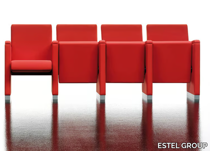 QUADRA - Fabric auditorium seats _ ESTEL GROUP