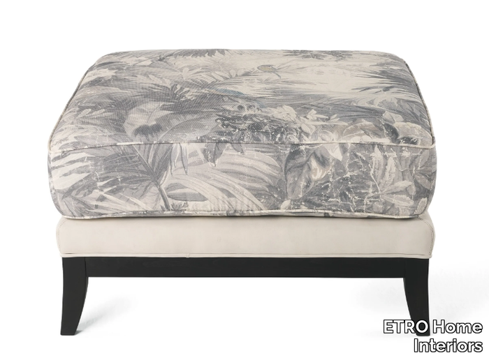 CEYLON - Upholstered fabric footstool _ ETRO Home Interiors