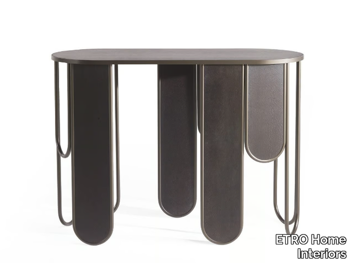 CHANDRA - Oval iron console table _ ETRO Home Interiors