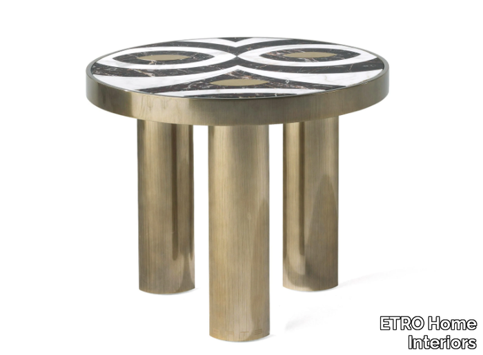 AKAN - Round wooden coffee table _ ETRO Home Interiors