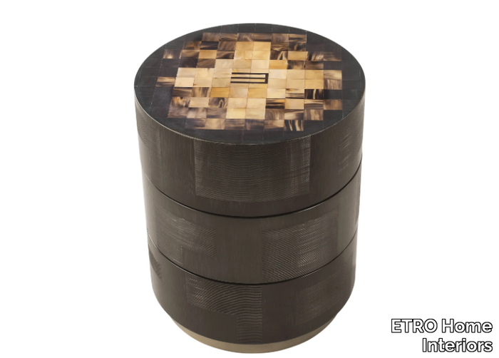 ALEPPO - Round wooden side table _ ETRO Home Interiors