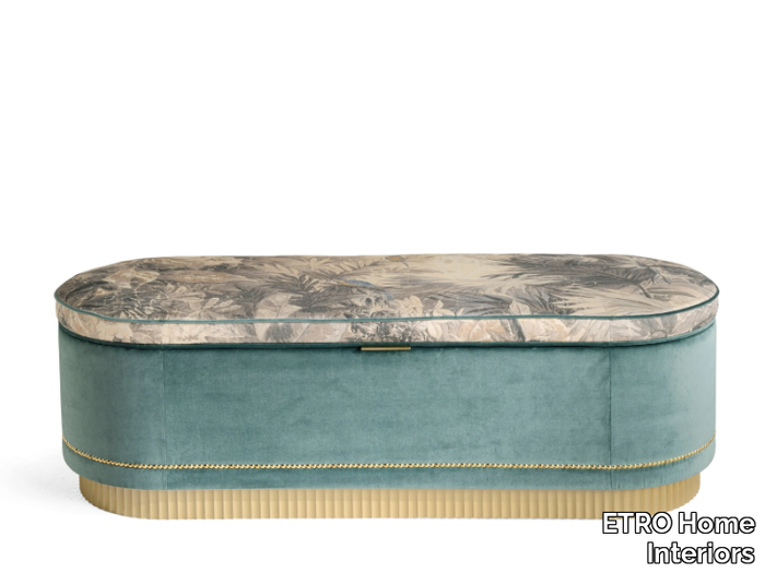 MERIAM - Storage upholstered fabric pouf _ ETRO Home Interiors