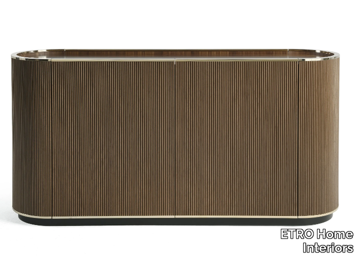 TANGERI - Multi-layer wood sideboard with doors _ ETRO Home Interiors