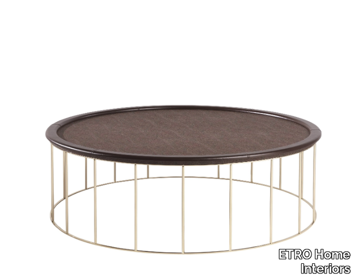 VESSEL - Round wooden coffee table _ ETRO Home Interiors