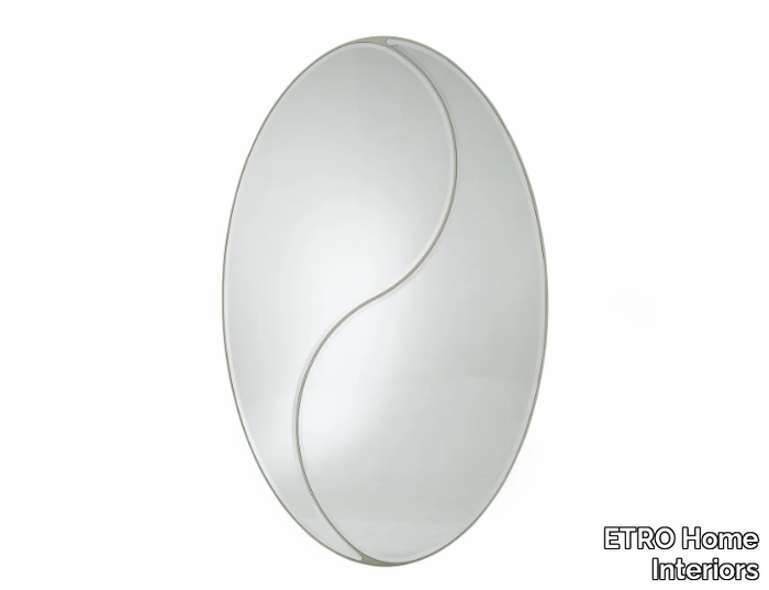 KALI - Oval wall-mounted mirror _ ETRO Home Interiors