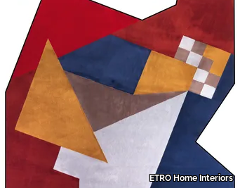 BRAQUE - Patchwork rectangular velvet rug _ ETRO Home Interiors