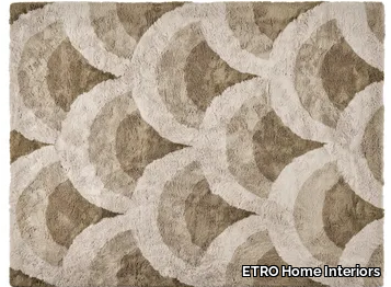 ARCHES - Rectangular handmade mohair and bamboo rug with geometric shapes _ ETRO Home Interiors