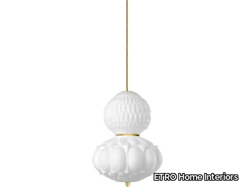 HATHA - Satin glass pendant lamp _ ETRO Home Interiors