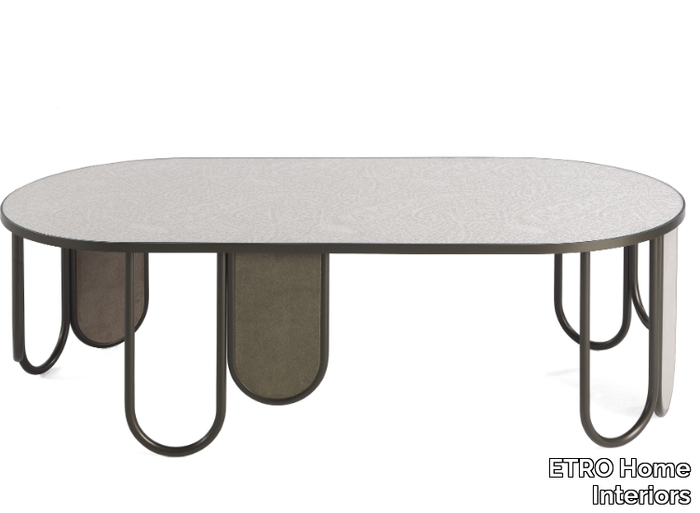 CHANDRA - Oval iron coffee table _ ETRO Home Interiors