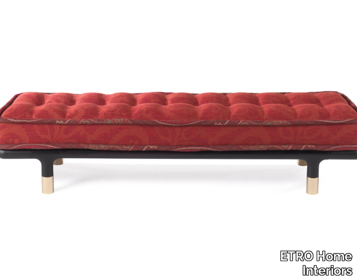 WOODSTOCK - Tufted upholstered fabric bench _ ETRO Home Interiors