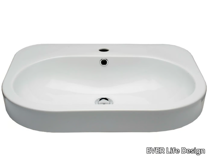 SENIOR 46 - Wall-mounted washbasin _ EVER Life Design