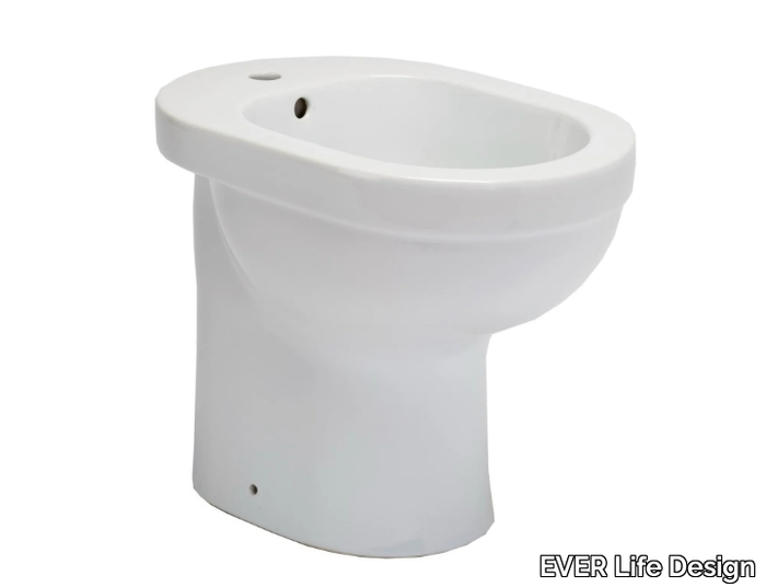 SENIOR 46 - Porcelain bidet with overflow _ EVER Life Design