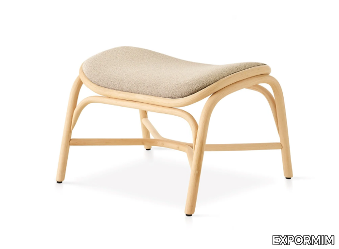 FRAMES - Rattan footstool _ EXPORMIM