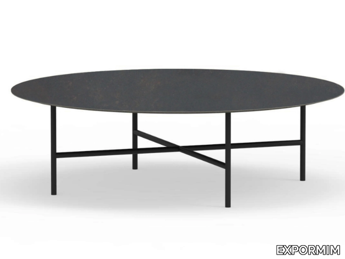 GRADA - Round Dekton® garden side table _ EXPORMIM