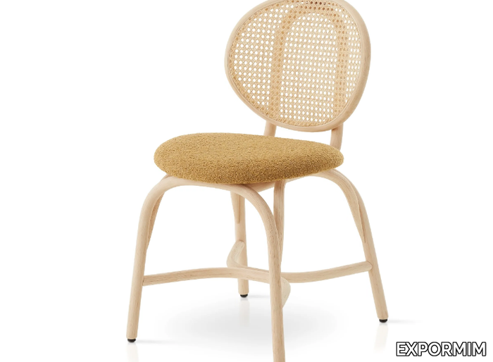 LOOP - Rattan chair with integrated cushion _ EXPORMIM