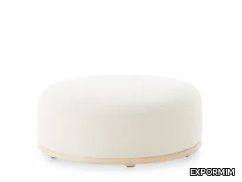 CASK - Round fabric pouf _ EXPORMIM