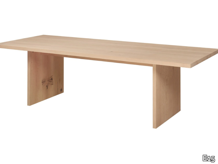 ASHIDA - Rectangular solid wood table _ E15