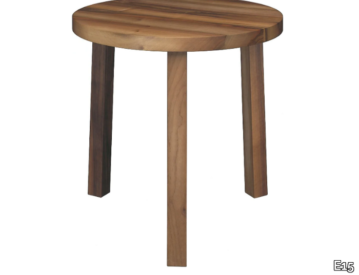 ALEX - Round wooden coffee table _ E15