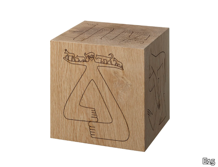 BIGFOOT™ DICE - Oak bookend _ E15