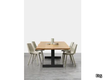 KAZIMIR RAW - Solid wood dining table _ E15