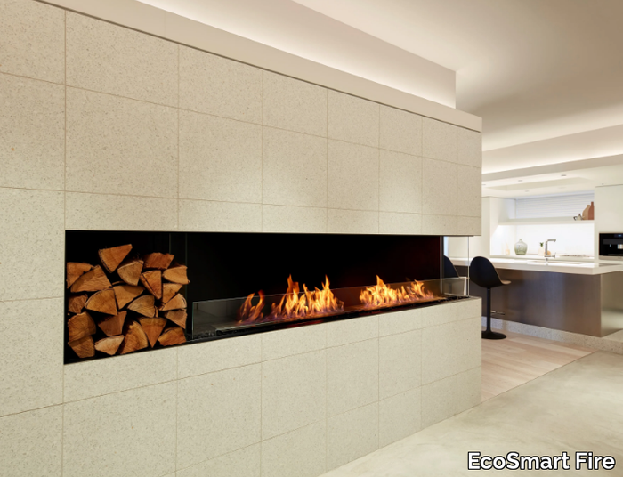 FLEX 104LC BXL - Bioethanol steel Fireplace insert with Panoramic Glass _ EcoSmart Fire