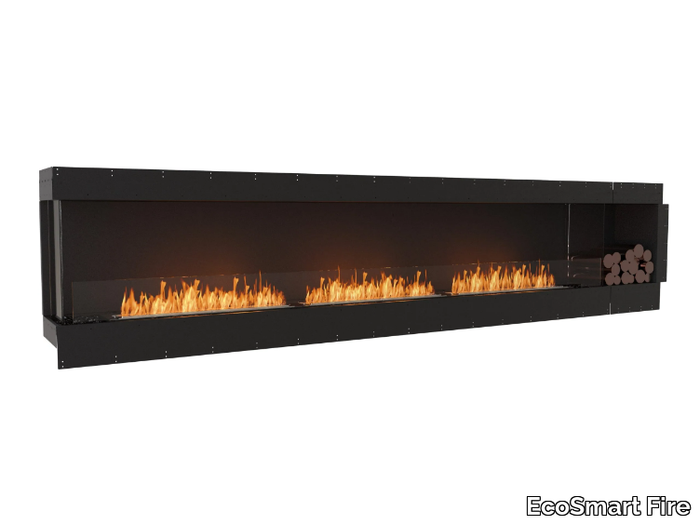 FLEX 140RC BXL - Bioethanol steel Fireplace insert with Panoramic Glass _ EcoSmart Fire