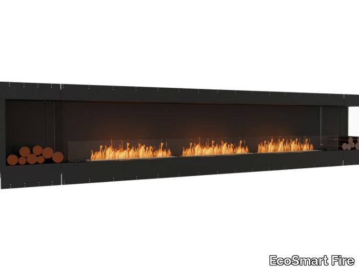 FLEX 158LC BX2 - Bioethanol steel Fireplace insert with Panoramic Glass _ EcoSmart Fire