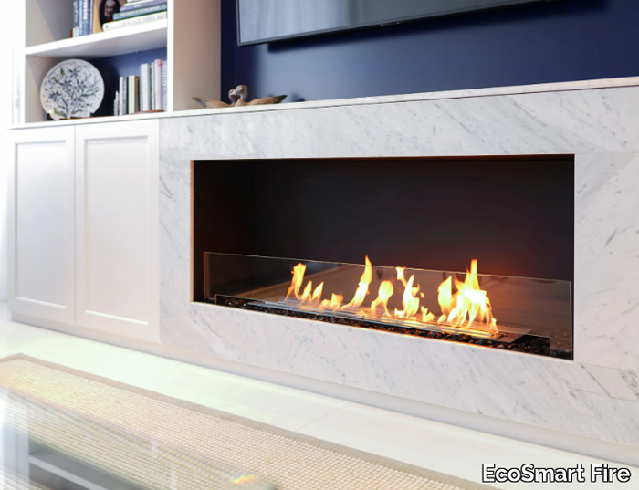 FLEX 50SS - Bioethanol glass and steel Fireplace insert _ EcoSmart Fire