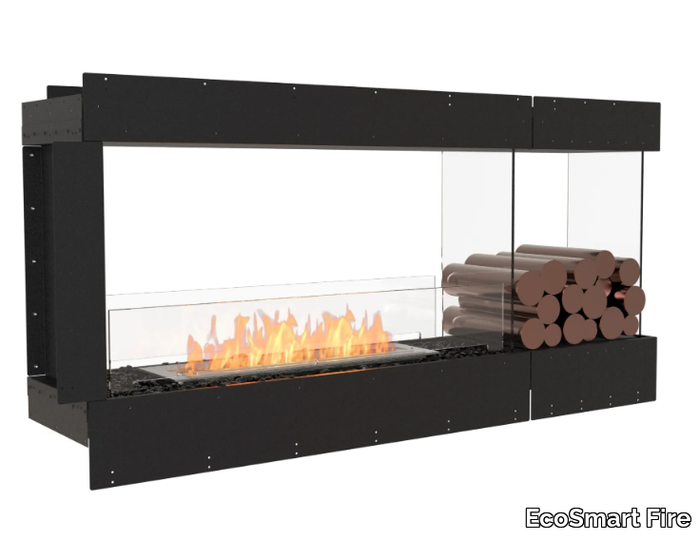 FLEX 60PN BXL - Bioethanol steel Fireplace insert with Panoramic Glass _ EcoSmart Fire