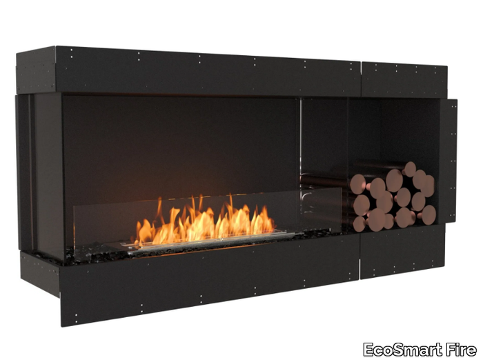 FLEX 60RC BXL - Bioethanol steel Fireplace insert with Panoramic Glass _ EcoSmart Fire