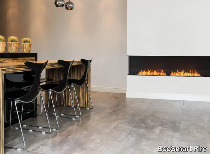 FLEX 86RC - Bioethanol steel Fireplace insert with Panoramic Glass _ EcoSmart Fire