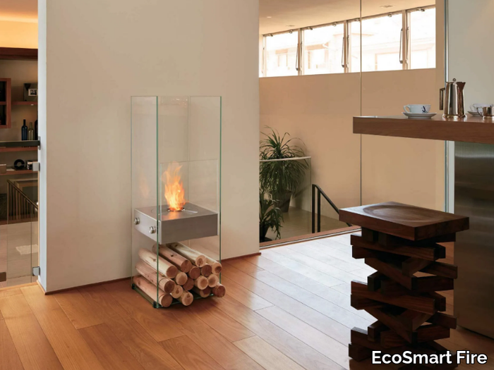 GHOST - Bioethanol freestanding fireplace _ EcoSmart Fire