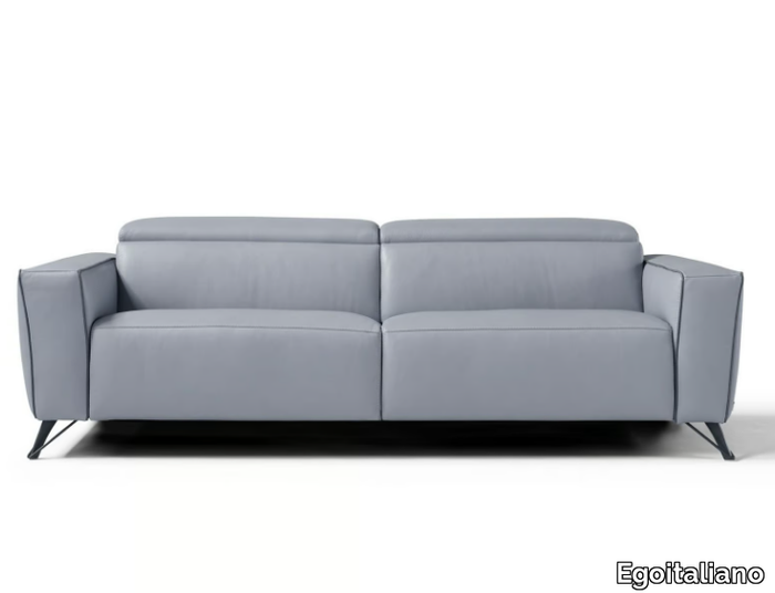 GAIA - Recliner 2 seater fabric sofa with electric motion _ Egoitaliano