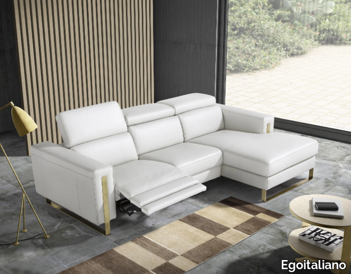 ASHLEY - 2 seater sofa with chaise longue _ Egoitaliano